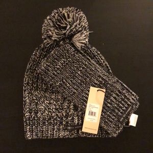Rebecca Minkoff Beanie & hand warmers.